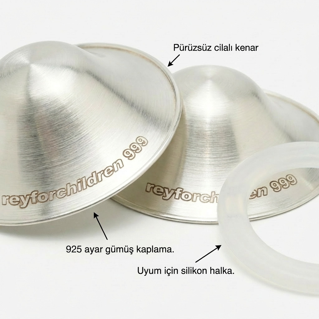 Gümüş Emzirme Kabı