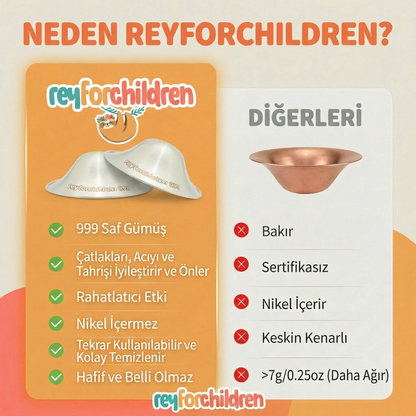 Gümüş Emzirme Kabı